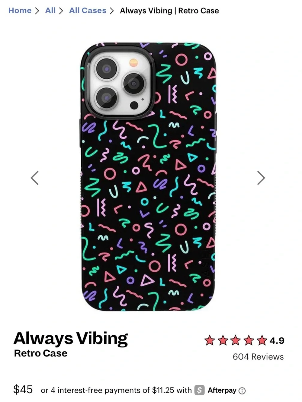 Casely Always Vibing retro iPhone case